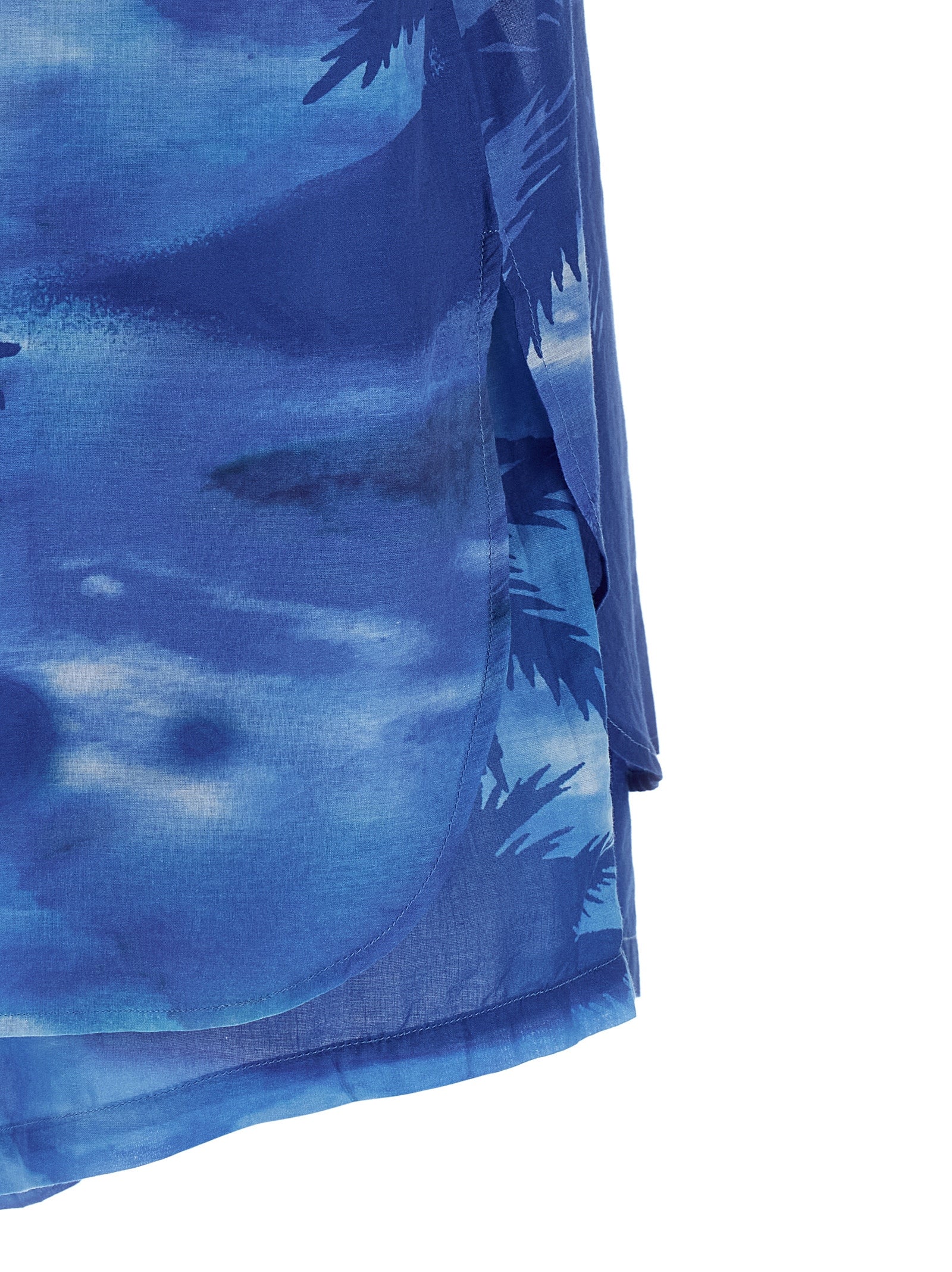 Polo Ralph Lauren Blue Cotton Shorts Polo Ralph Lauren