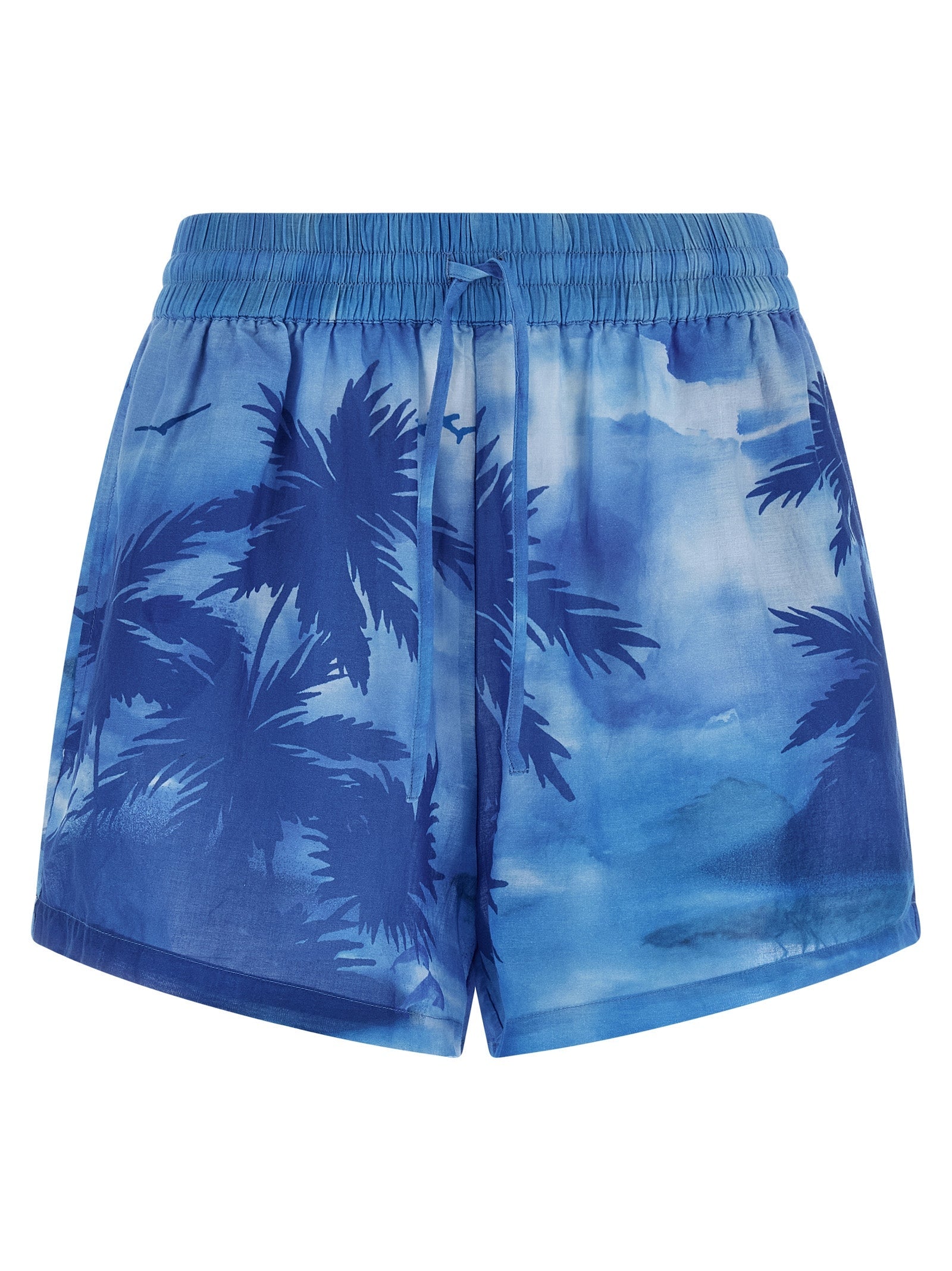 Polo Ralph Lauren Blue Cotton Shorts Polo Ralph Lauren