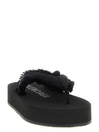 Balenciaga Black Viscose Slides Balenciaga