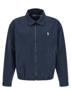 Polo Ralph Lauren Blue Cotton Full-Length Jacket Polo Ralph Lauren