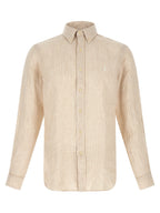 Polo Ralph Lauren Beige Linen Blouse Polo Ralph Lauren