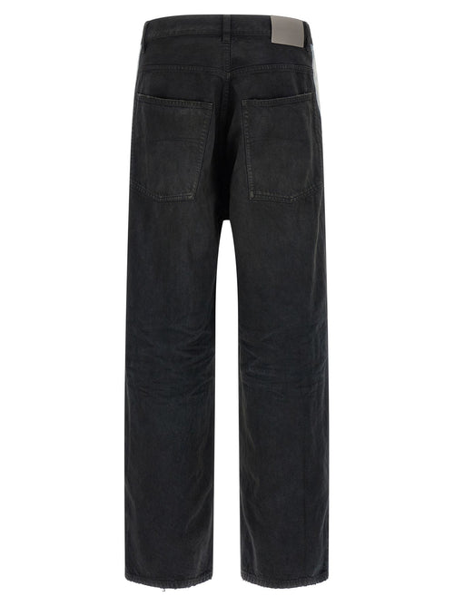 Balenciaga Black Cotton Flared Jeans Balenciaga