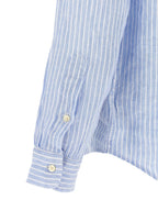 Polo Ralph Lauren Blue Linen Blouse Polo Ralph Lauren