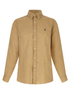 Polo Ralph Lauren Beige Linen Blouse Polo Ralph Lauren