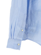 Polo Ralph Lauren Blue Linen Blouse Polo Ralph Lauren