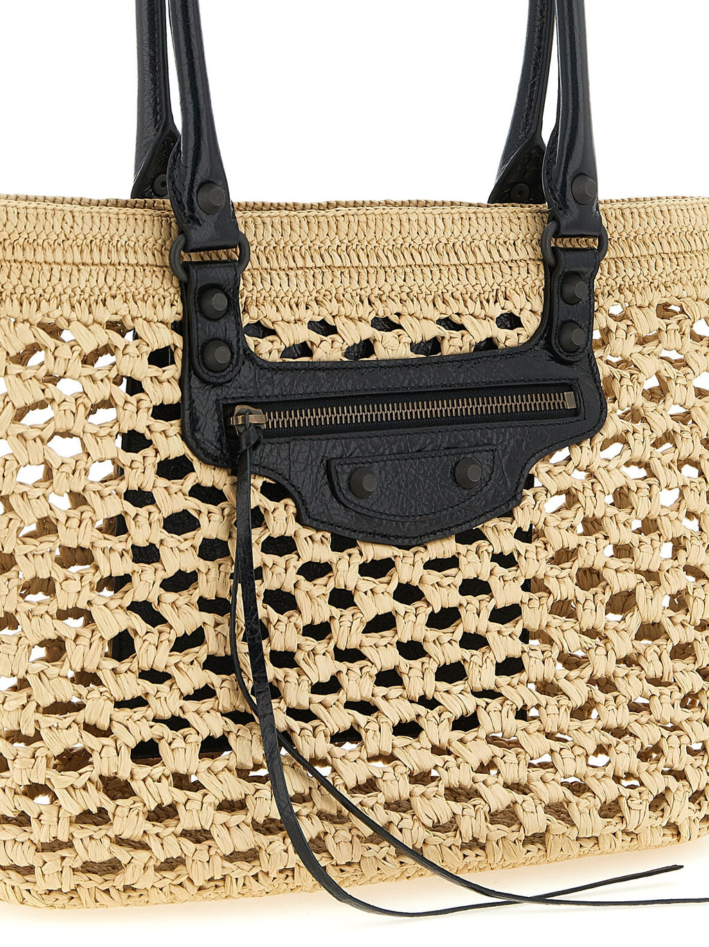 Balenciaga Beige Viscose Shoulder Bag Balenciaga