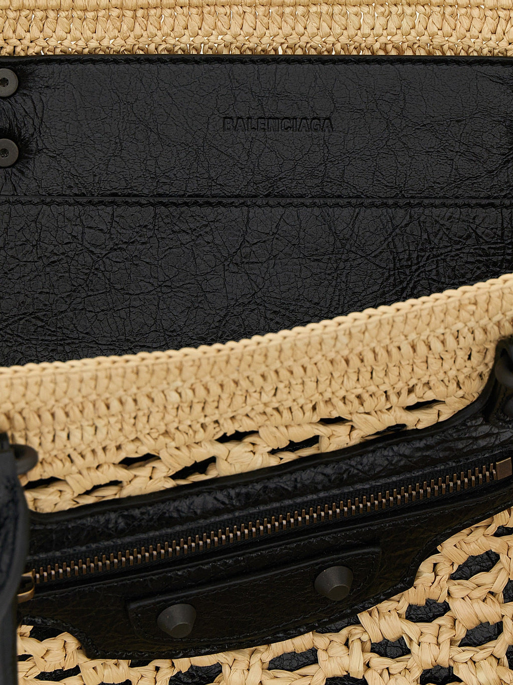 Balenciaga Beige Viscose Shoulder Bag Balenciaga