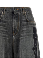 Balenciaga Gray Cotton Relaxed Fit Jeans Balenciaga