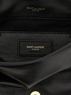 Saint Laurent Black Lamb Leather Shoulder Bag Saint Laurent