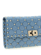 Valentino Garavani Blue Viscose Crossbody Bag Valentino Garavani