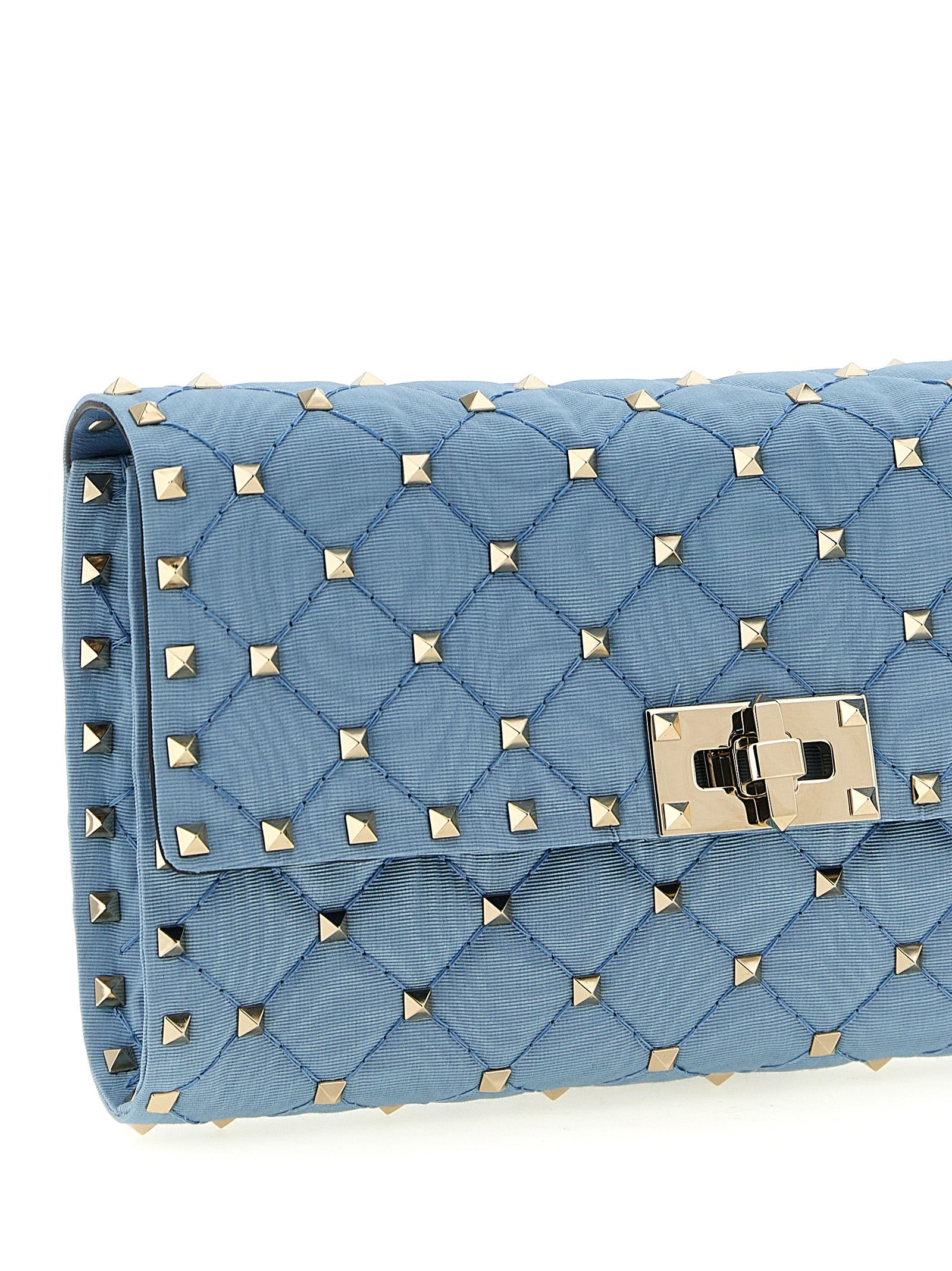 Valentino Garavani Blue Viscose Crossbody Bag Valentino Garavani