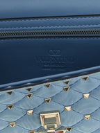 Valentino Garavani Blue Viscose Crossbody Bag Valentino Garavani