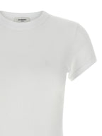 Saint Laurent White Cotton T-Shirt Saint Laurent