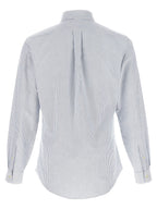 Polo Ralph Lauren Blue Cotton Blouse Polo Ralph Lauren