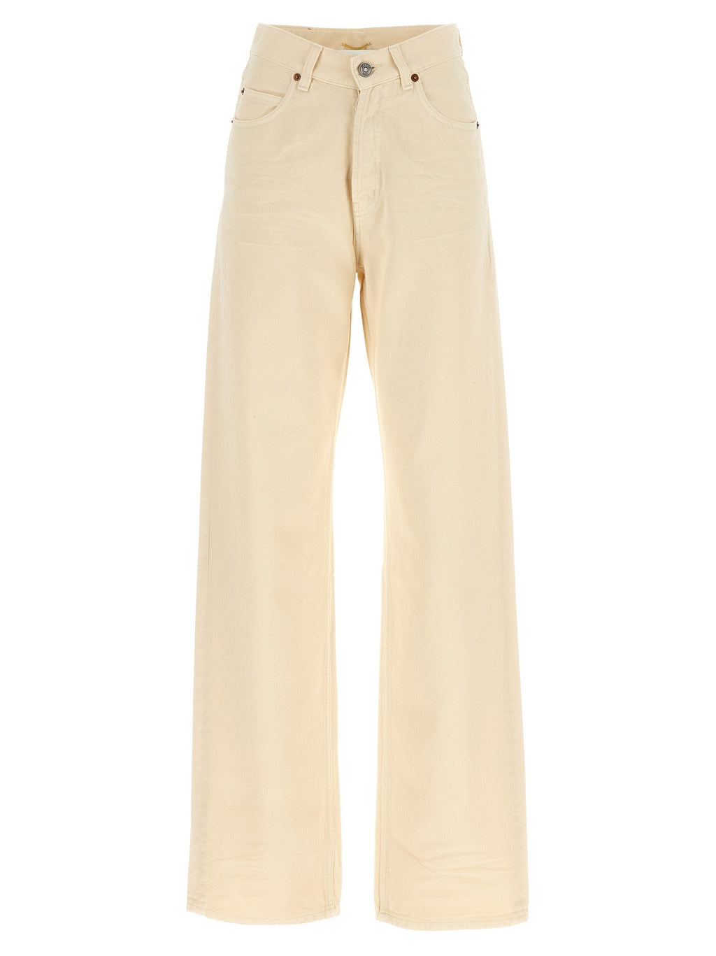 Saint Laurent Beige Cotton Jeans Denim Saint Laurent