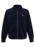 Polo Ralph Lauren Blue Cotton Full-Length Jacket Polo Ralph Lauren