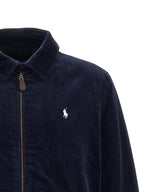 Polo Ralph Lauren Blue Cotton Full-Length Jacket Polo Ralph Lauren