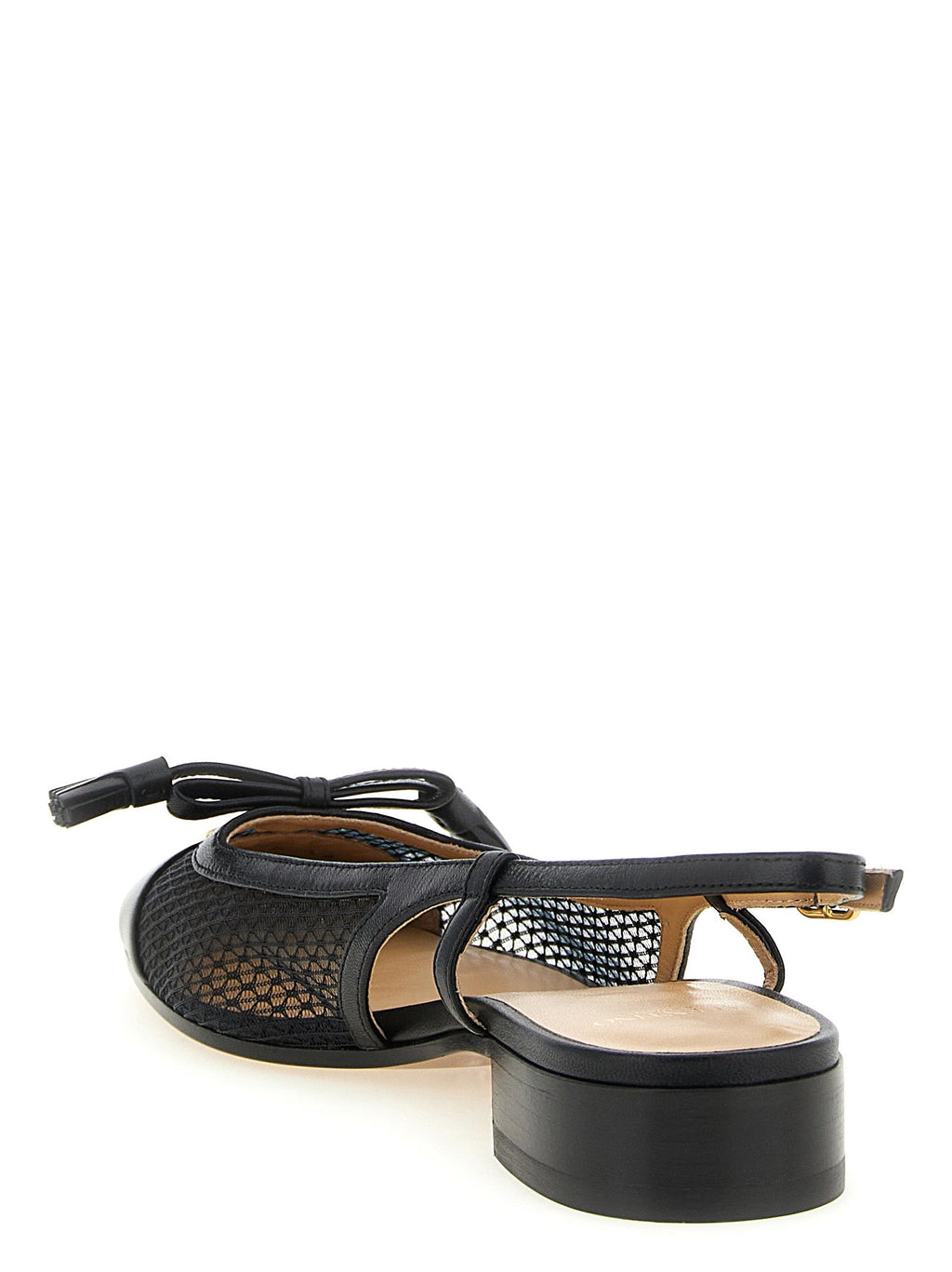 Valentino Garavani Black Leather Ballet Flats Valentino Garavani