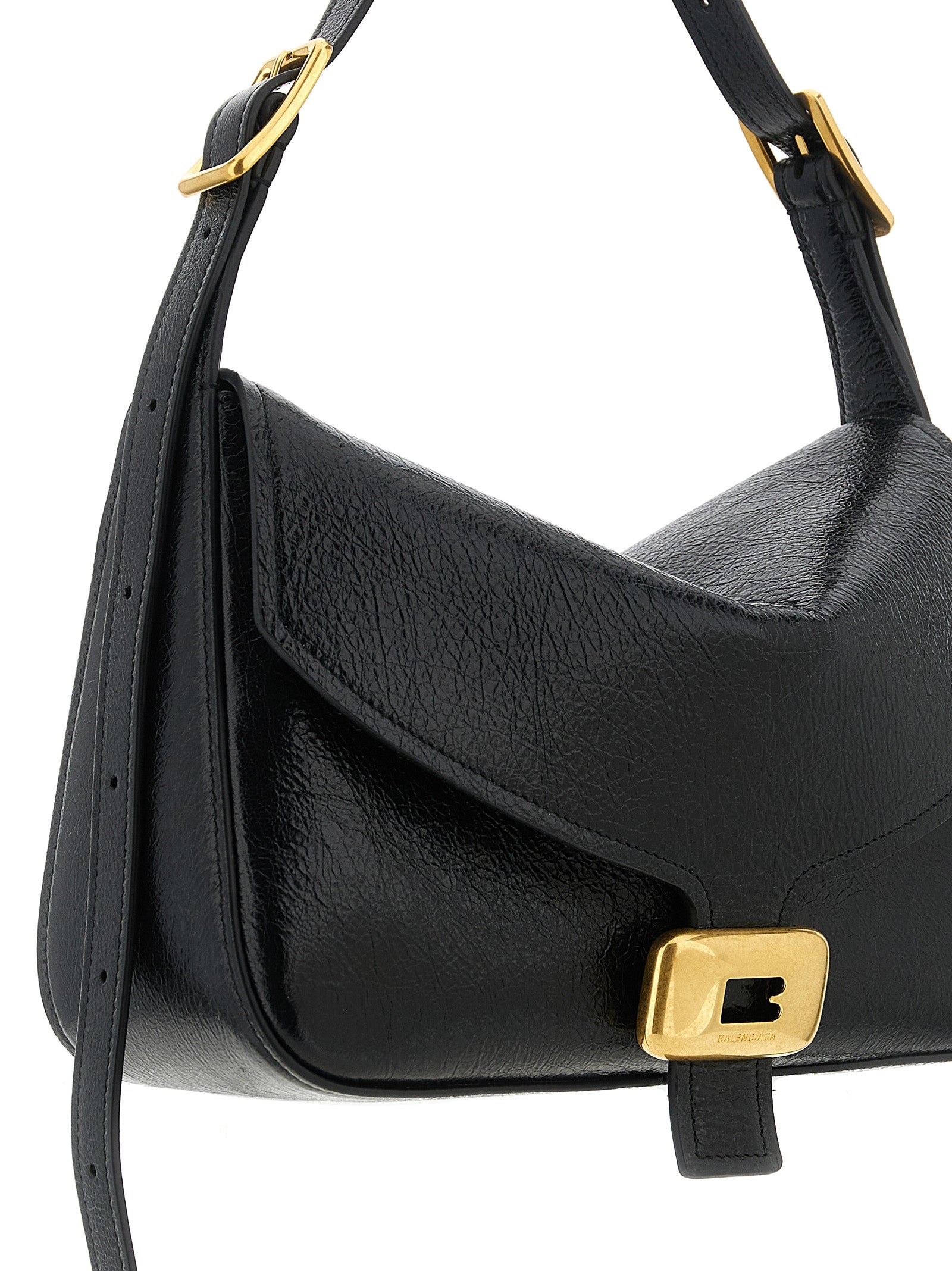 Balenciaga Black Lamb Leather Shoulder Bag Balenciaga
