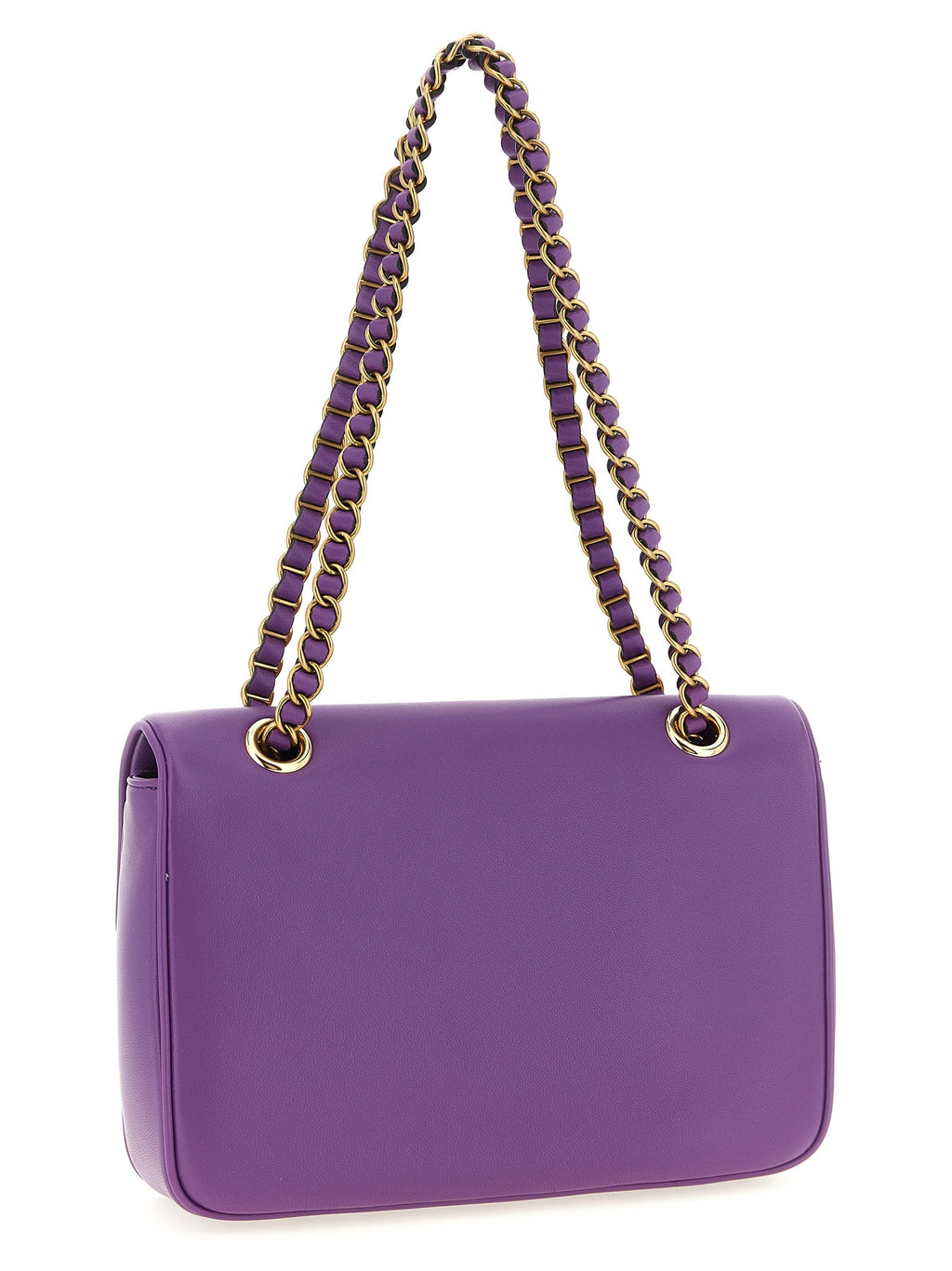 Valentino Garavani Purple Lamb Leather Shoulder Bag Valentino Garavani