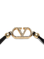 Valentino Garavani Black Polyester Bracelet Valentino Garavani