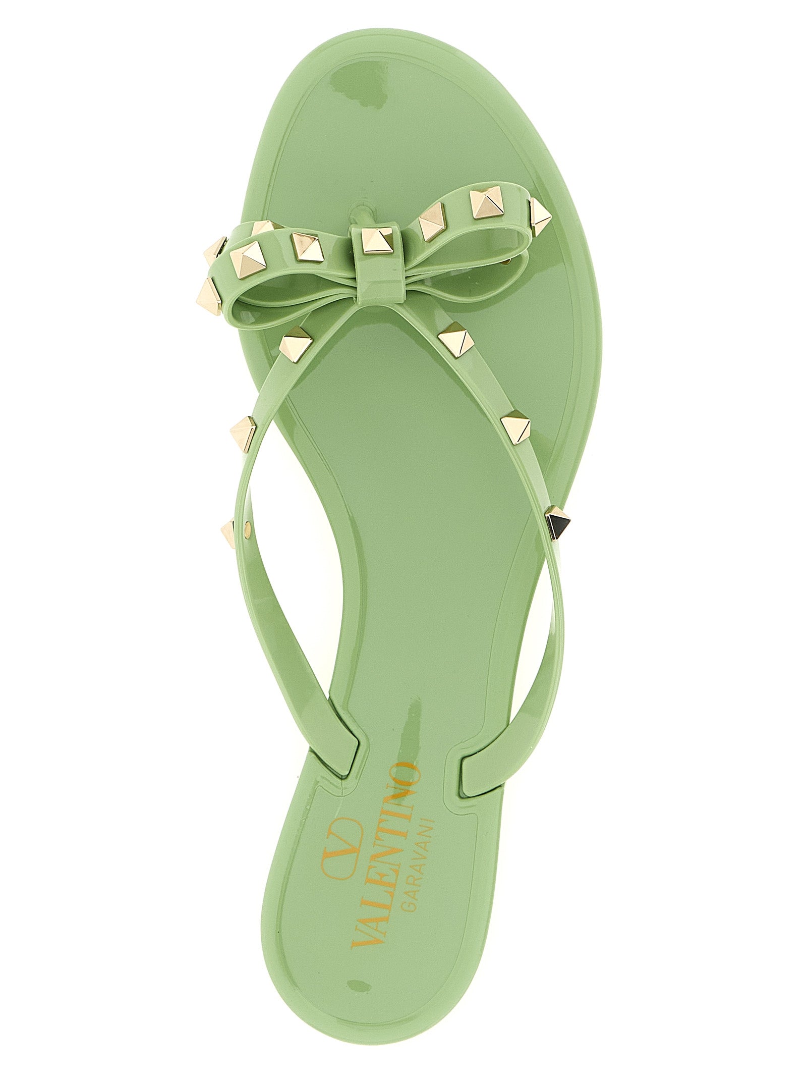Valentino Garavani Bicolor Polyvinyl Slides Valentino Garavani