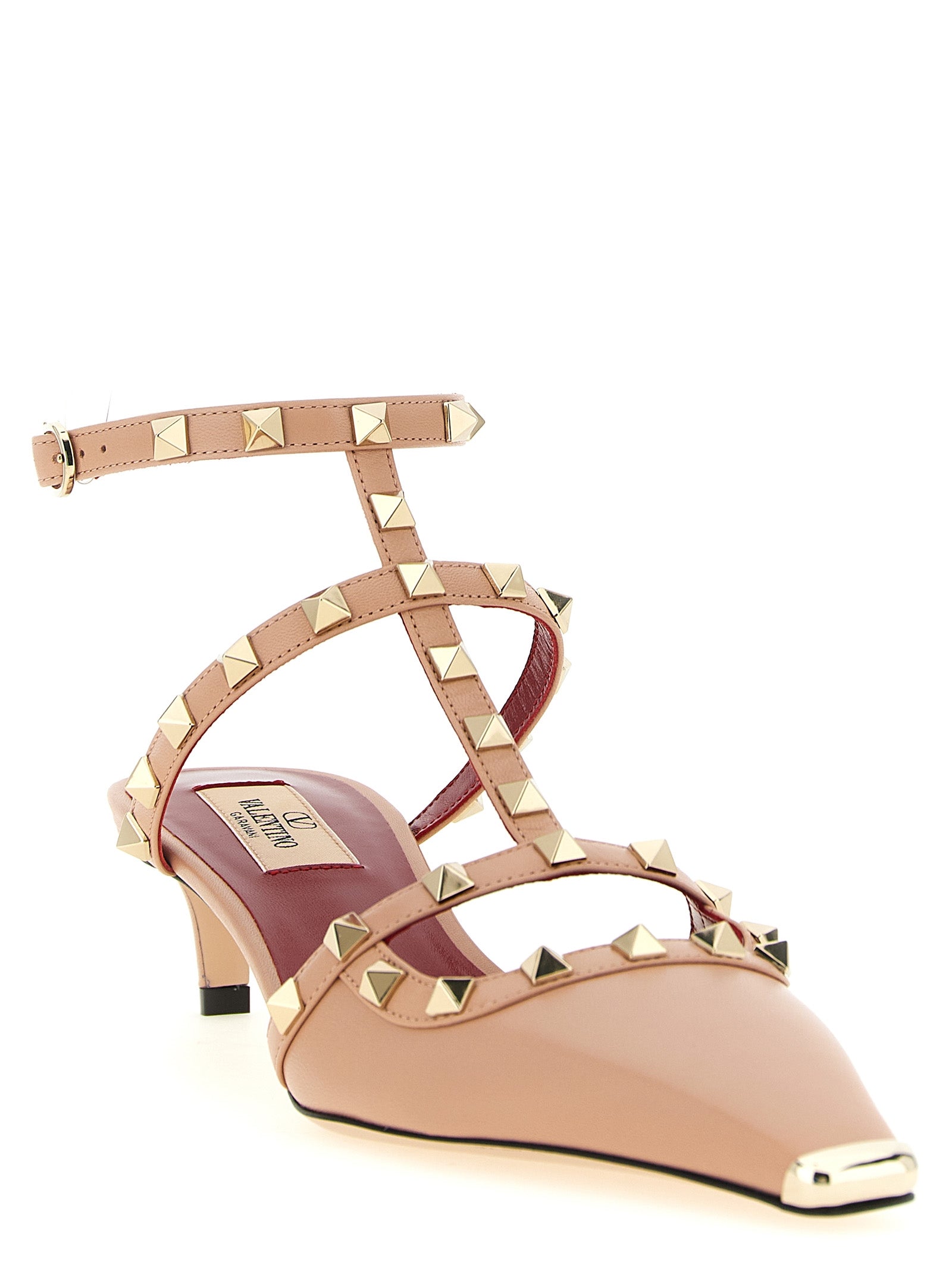 Valentino Garavani Multicolor Calfskin Mid Heel Pumps Valentino Garavani