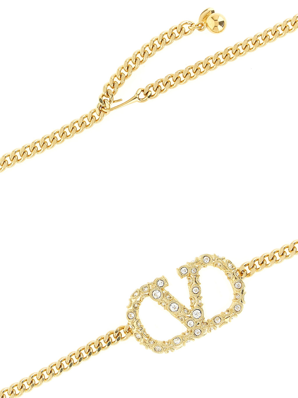 Valentino Garavani Gold Brass Belt Valentino Garavani