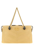Valentino Garavani Beige Lamb Leather Shoulder Bag Valentino Garavani