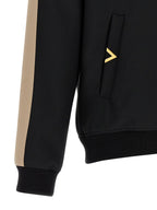 Valentino Garavani Black Polyester Sweatshirt Valentino Garavani