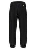 Valentino Garavani Black Polyester Athletic Pants Valentino Garavani