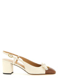 Valentino Garavani Black Leather Mid Heel Pumps Valentino Garavani