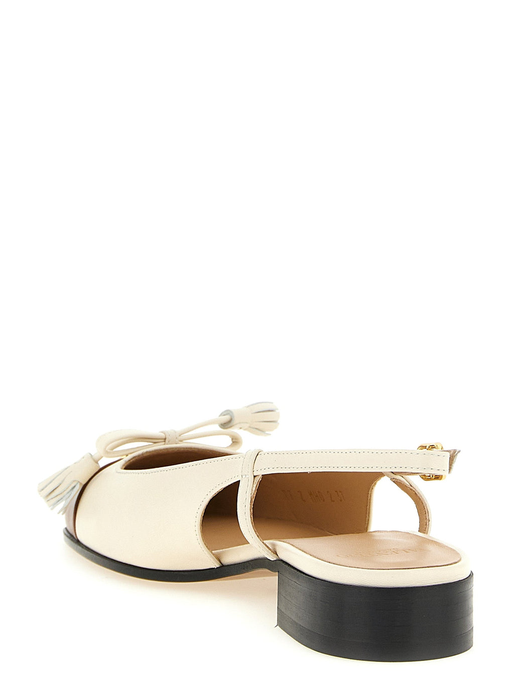 Valentino Garavani Black Leather Ballet Flats Valentino Garavani
