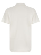 Versace White Cotton Polo Shirt Versace