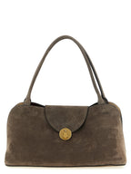 Versace Brown Calfskin Shoulder Bag Versace