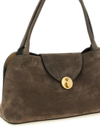 Versace Brown Calfskin Shoulder Bag Versace