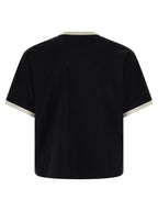 Versace Black Cotton T-Shirt Versace