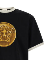 Versace Black Cotton T-Shirt Versace