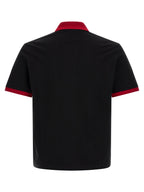 Versace Black Cotton Polo Shirt Versace