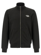 Diesel Black Cotton Sweatshirt Diesel