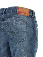 Diesel Blue Cotton Flared Jeans Diesel