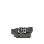 Gucci Black Calf Leather Bos Taurus Regular Belt Gucci
