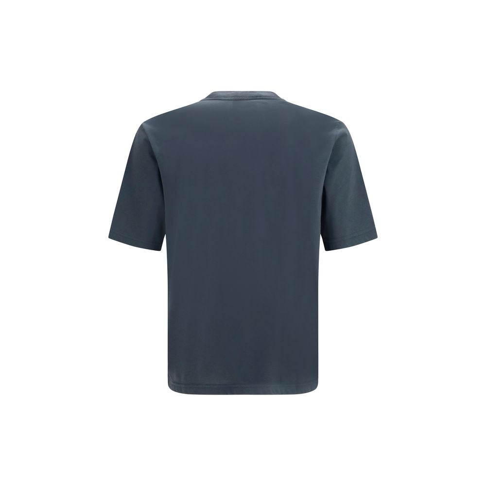 Gucci Gray Cotton T-Shirt Gucci