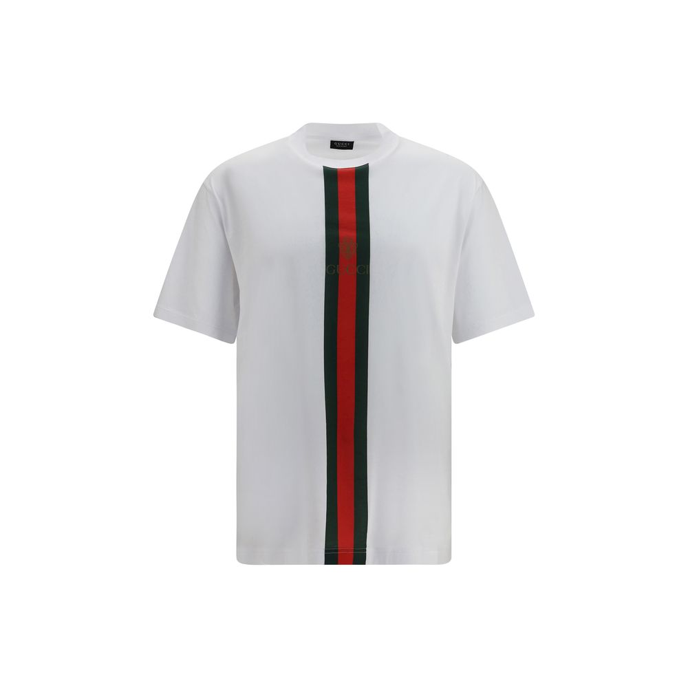 Gucci White Cotton T-Shirt Gucci