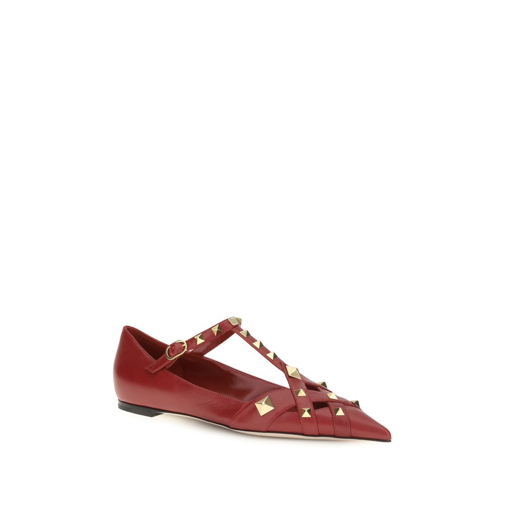 Valentino Garavani Multicolor Goatskin Ballet Flats Valentino Garavani