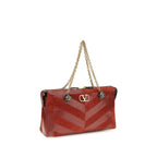 Valentino Garavani Multicolor Calf Leather Bos Taurus Shoulder Bag Valentino Garavani