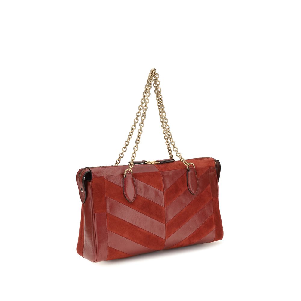 Valentino Garavani Multicolor Calf Leather Bos Taurus Shoulder Bag Valentino Garavani