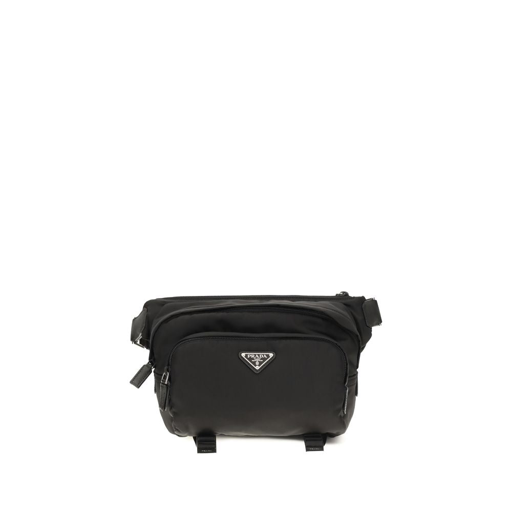 Prada Black Nylon Shoulder Bag Prada