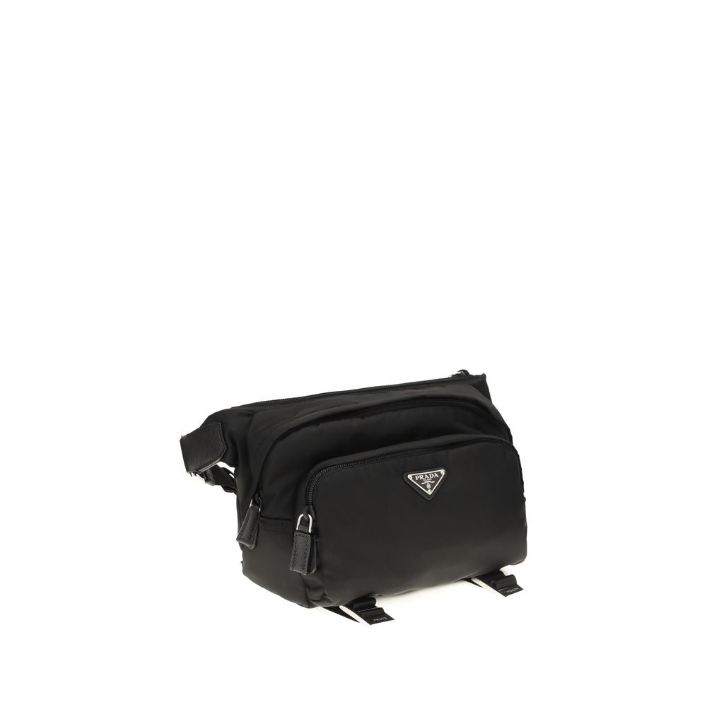 Prada Black Nylon Shoulder Bag Prada