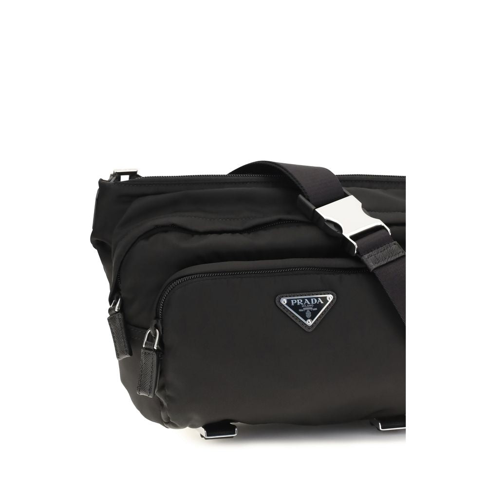 Prada Black Nylon Shoulder Bag Prada